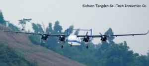 Zborul inaugural al dronei Scorpion D cu 4 motoare